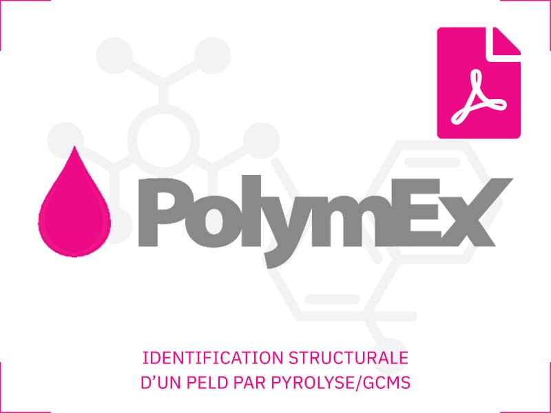 STRUCTURAL IDENTIFICATION OF PELD BY PYROLYSIS / GCMS